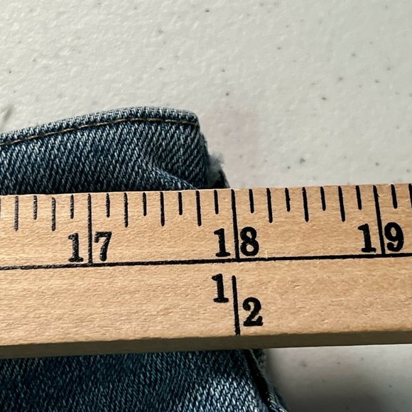 Lee Jeans Womens 16 Relaxed Straight Leg Blue Stretch Denim Casual Comfo… - Picture 7 of 9